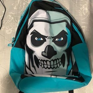 Fortnite backpack skull trooper teal backpack NWT